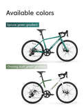 all-groups ROCKBROS TEEN-W22H Road Bike For Kids Teens Shimano 10 Speed Curved Handlebar Aluminum Alloy