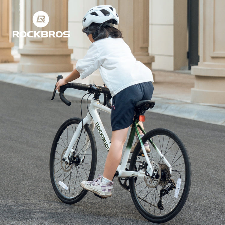 all-groups ROCKBROS TEEN-W22H Road Bike For Kids Teens Shimano 10 Speed Curved Handlebar Aluminum Alloy