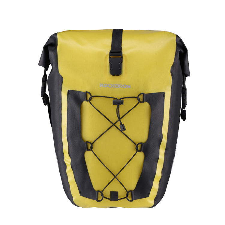 ROCKBROS Ultra Large Capacity Bicycle Saddlebag in Black or Yellow Options Single