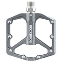 ROCKBROS Ultra Lightweight Flat Bike Pedals in Various Colours (Pair) Color Titanium