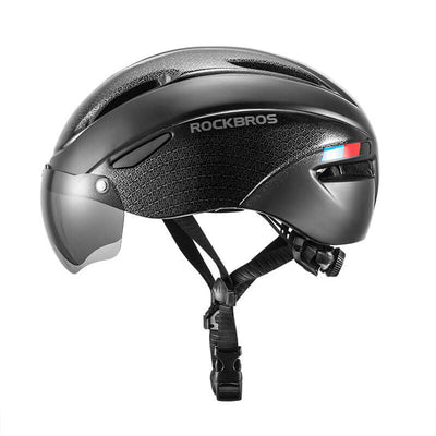 ROCKBROS Ultralight Magnetic Goggles Rear Light Cycling Helmet Color Black
