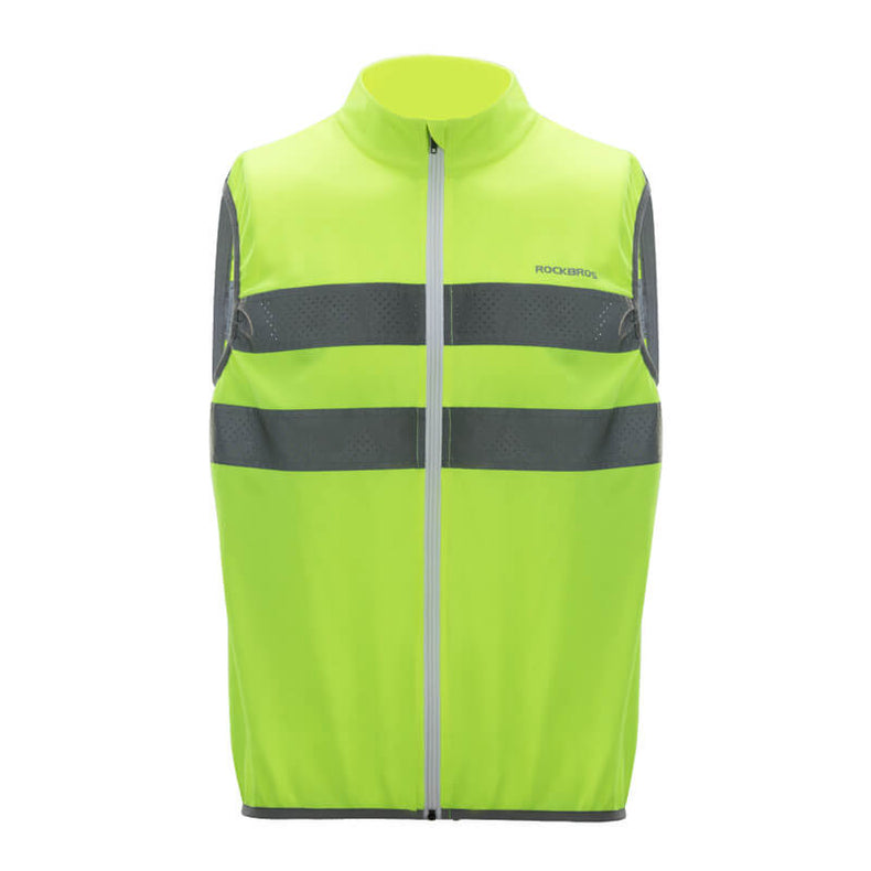 ROCKBROS Unisex Cycling & Running Safety Vest - Reflective, Breathable for Night Riding