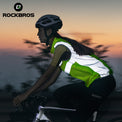 ROCKBROS Unisex Cycling & Running Safety Vest - Reflective, Breathable for Night Riding
