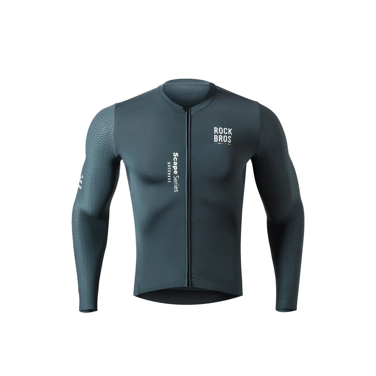 ROCKBROS Road to Sky long sleeve cycling jersey in a professional snug fit for road biking.