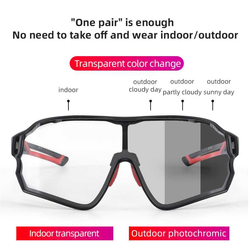 all-groups Rockbros Photochromic Full Frame Cycling Sunglasses