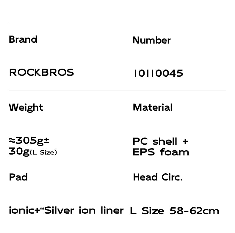 ROCKBROS Cycling Safety Helmet With Removable Goggles