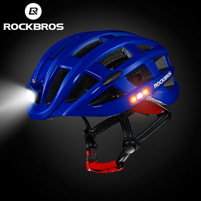 RockBros MTB Road Bike Helmet Light Outdoor Night Cycling Ultralight EPS