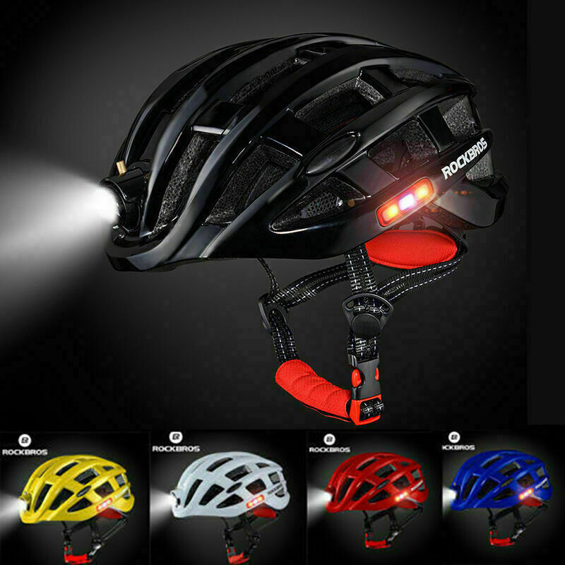 RockBros MTB Road Bike Helmet Light Outdoor Night Cycling Ultralight EPS