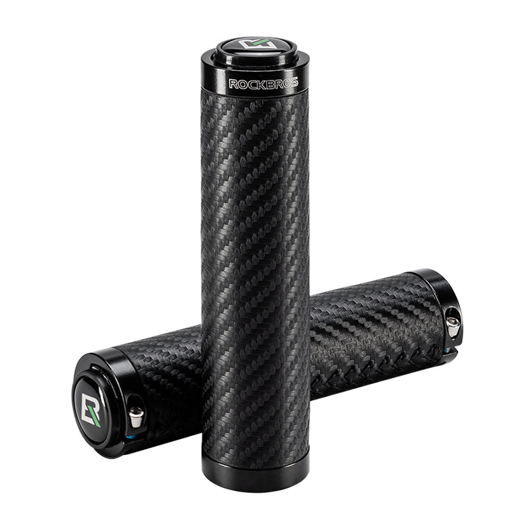 ROCKBROS Bicycle Bike Handlebar Handle Grips PU Leather Comfortable