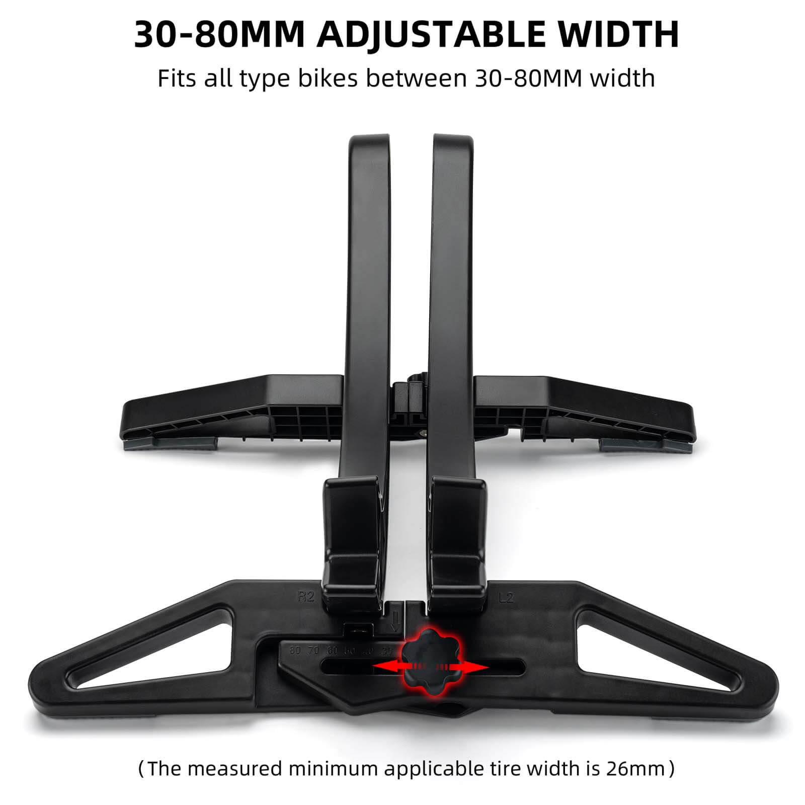 rockbros universal bike stand, suitable for mountain and road bicycles.
#color_black