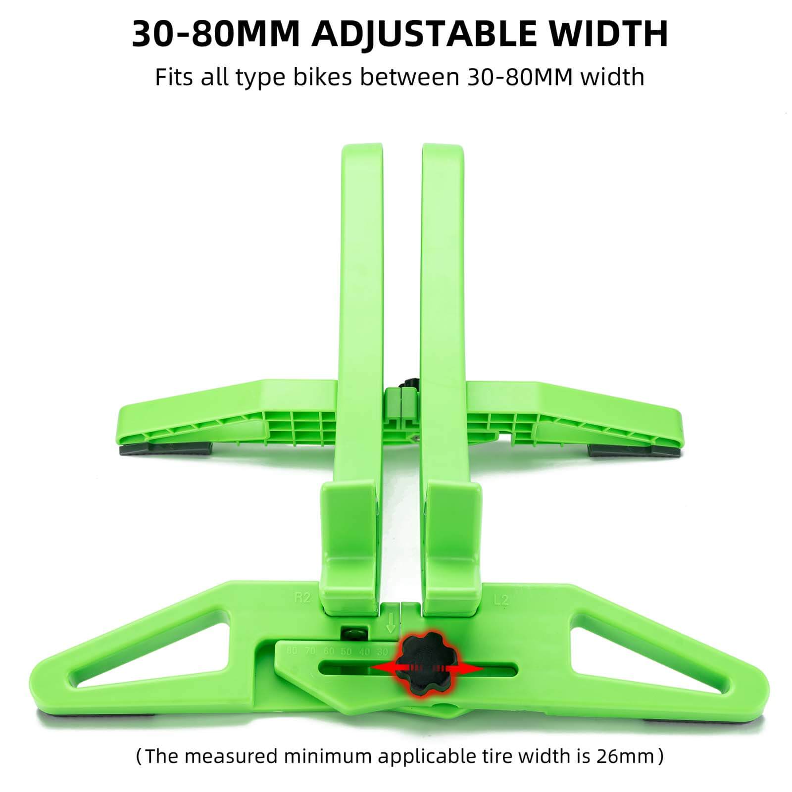 rockbros universal bike stand, suitable for mountain and road bicycles.
#color_green