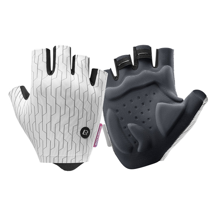ROCKBROS Mountain Road Cycling Fingerless Gloves Shockproof Breathable Non-Slip