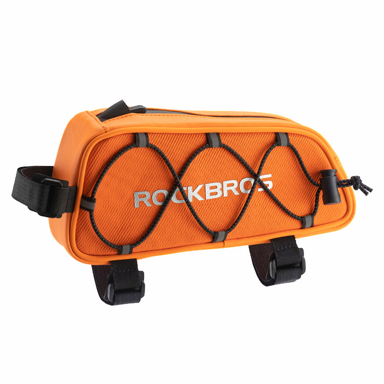 ROCKBROS Bicycle Top Tube Bag Cycling Road Bike Frame Bag Waterproof Reflective