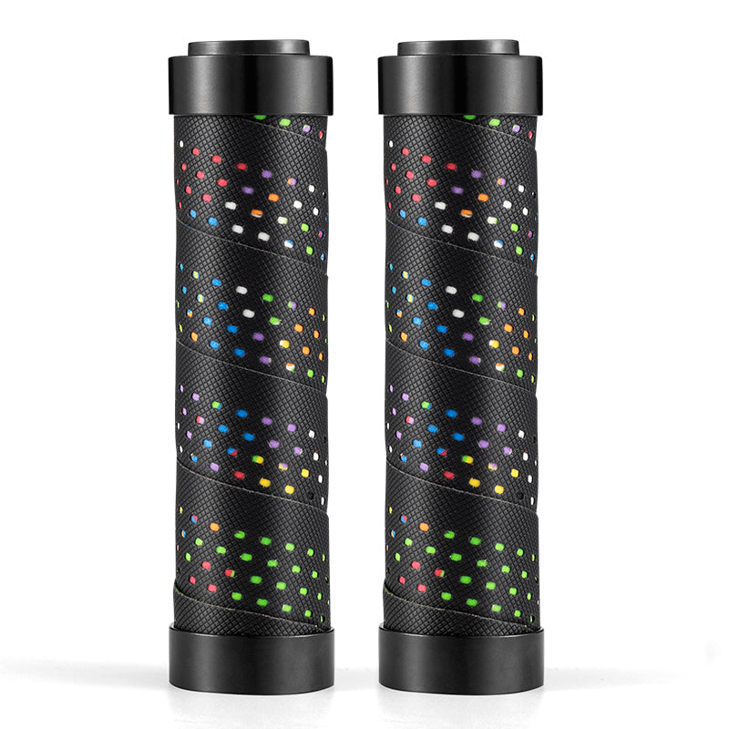 ROCKBROS Bicycle Handlebar Cover Mountain Bike Handlebar Locking Anti-skid Handlebar Grips PU Handle Grip Accessories