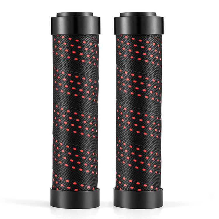 ROCKBROS Bicycle Handlebar Cover Mountain Bike Handlebar Locking Anti-skid Handlebar Grips PU Handle Grip Accessories