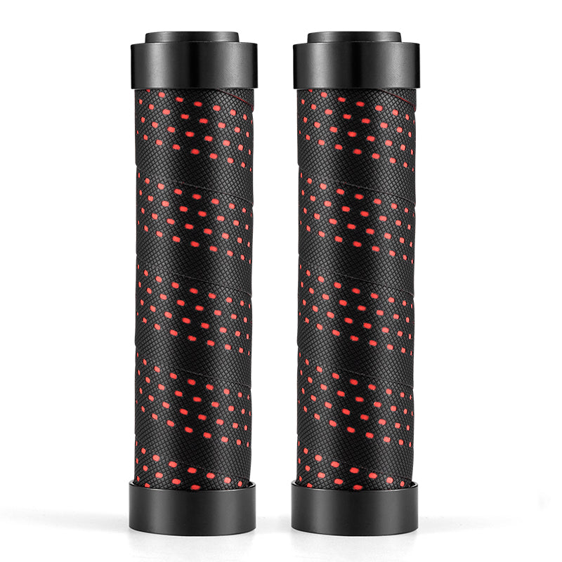 ROCKBROS Bicycle Handlebar Cover Mountain Bike Handlebar Locking Anti-skid Handlebar Grips PU Handle Grip Accessories