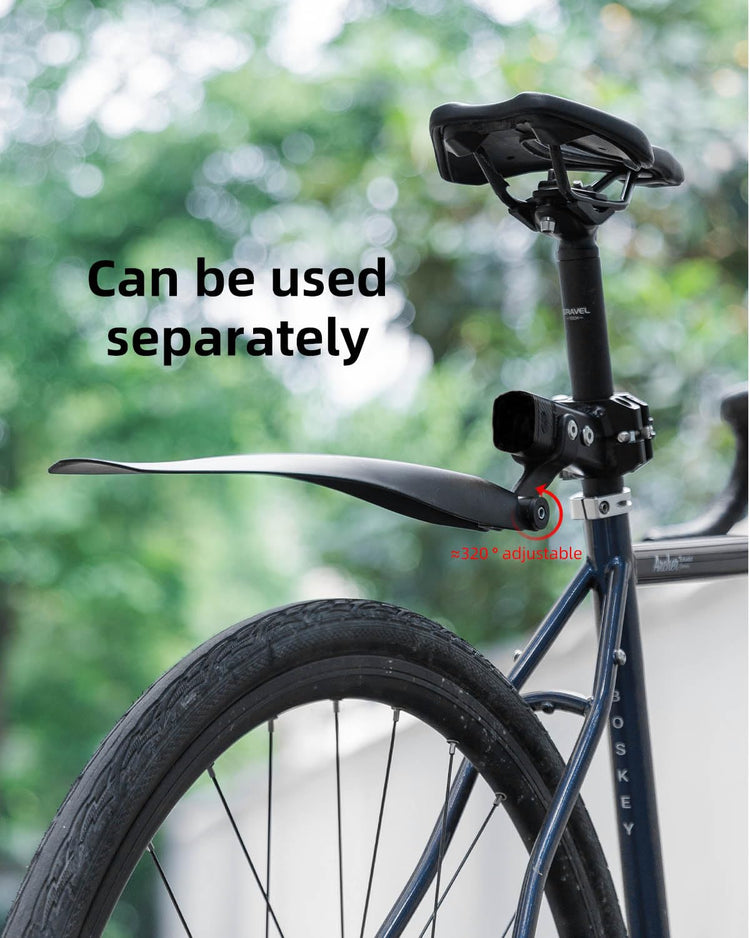 Rear Bike Cargo Rack with Fender Adjustable Fits 26"-29" Bikes
