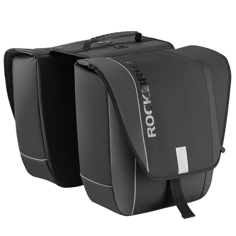 ROCKBROS Super 30-Litre Bicycle Saddlebags in Black