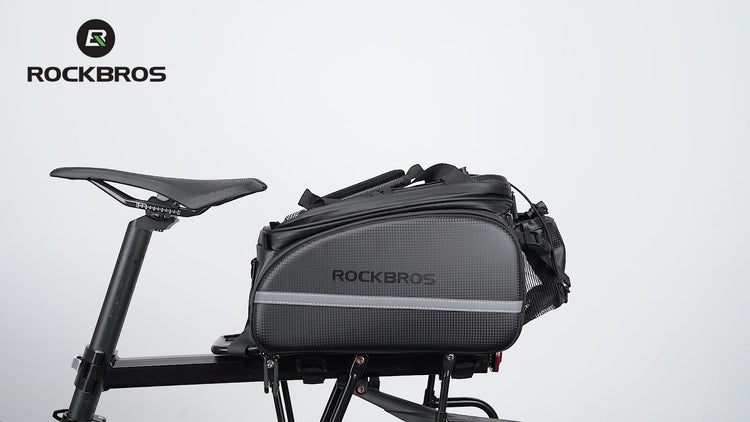 ROCKBROS Deluxe Bicycle Pannier Bike Bag with Extendable Compartments