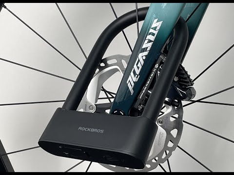 ROCKBROS Bike Lock Smart Fingerprint Key MTB Motor Key USB Repetitive Power Portable