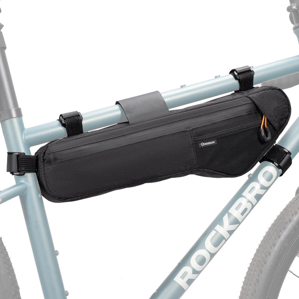 QUNATURE large capacity bikepacking frame bag for cycling and climbing
#color_black