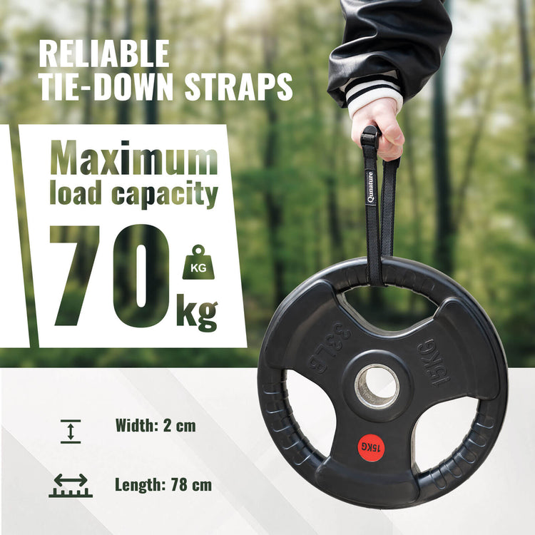 qunature durable outdoor tie down strap for camping and hiking