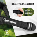 qunature durable outdoor tie down strap for camping and hiking