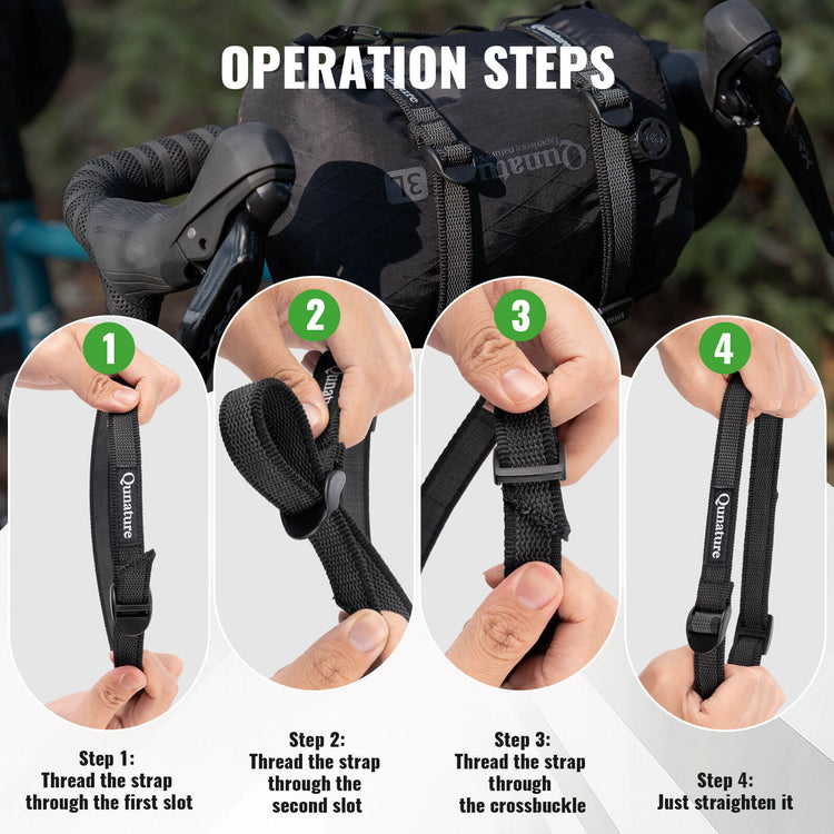 qunature durable outdoor tie down strap for camping and hiking