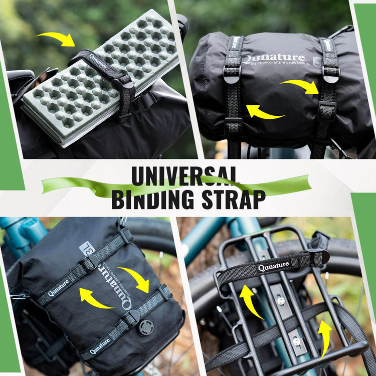 qunature durable outdoor tie down strap for camping and hiking