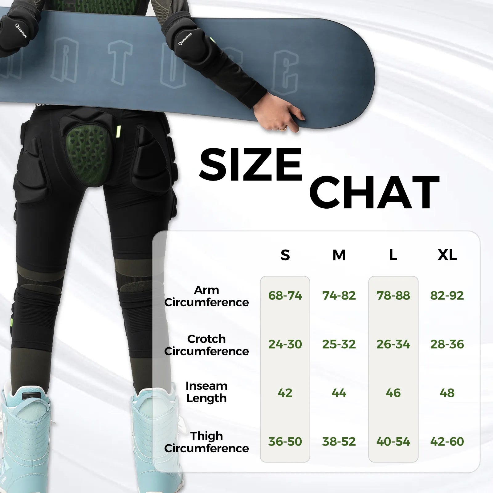 ROCKBROS EVA padded ski hip protectors and protective shorts for snowboarding