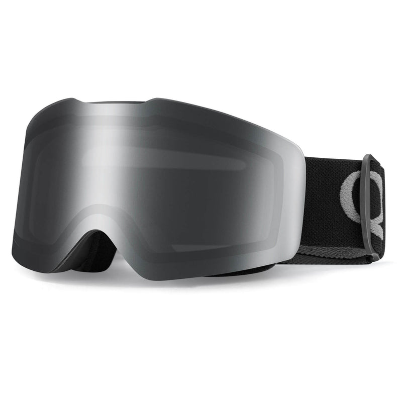 QUNATURE frameless anti-fog ski goggles for adult skiing and snowboarding