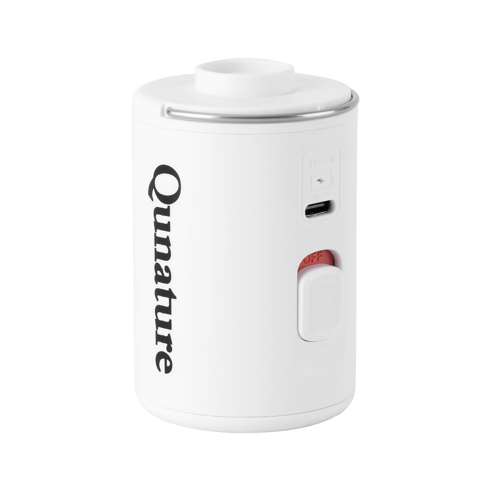 Qunature portable 2-in-1 air pump for inflatable mattress.
#color_white