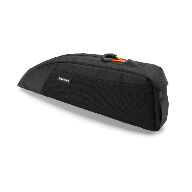 Qunature narrow edge mesh top tube bag bikepacking storage 1L