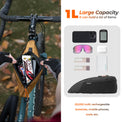 Qunature narrow edge mesh top tube bag bikepacking storage 1L