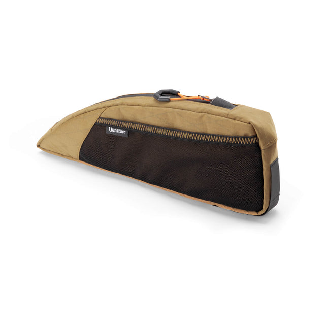 Qunature narrow edge mesh top tube bag bikepacking storage 1L