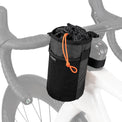 Qunature thermal insulated 1L handlebar bottle bag for bikepacking and long-distance cycling, keeps drinks hot or cold