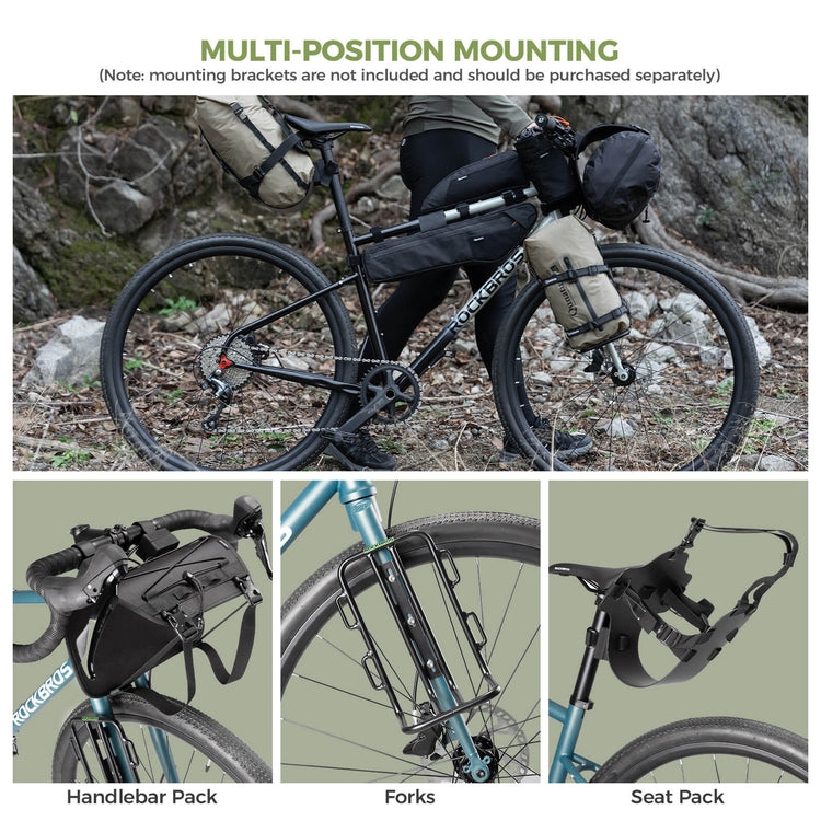 Qunature Waterproof Compression Sack 3L-12L for Camping and Bikepacking