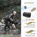 Qunature Waterproof Compression Sack 3L-12L for Camping and Bikepacking