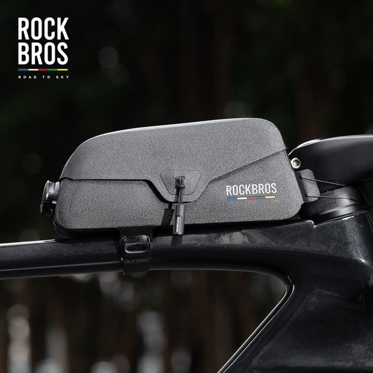Road to Sky waterproof magnetic bike frame bag, 0.6L to 0.9L capacity