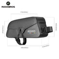 Road to Sky waterproof magnetic bike frame bag, 0.6L to 0.9L capacity