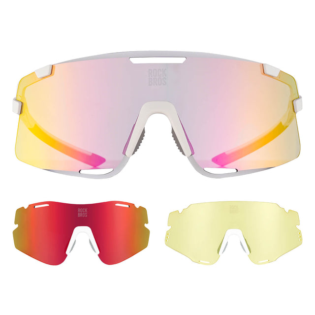 ROCKBROS Road to Sky Photochromatic Cycling Sunglasses - BOUNDLESS, offering advanced photochromic lenses, windproof and sandproof protection, and dynamic light adaptation for an enhanced cycling experience