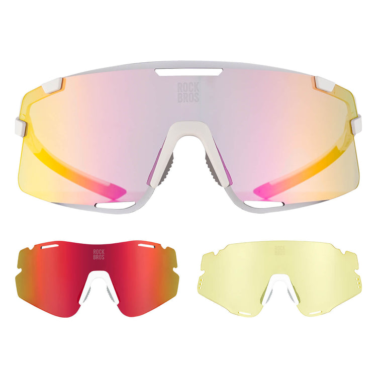 ROCKBROS Road to Sky Photochromatic Cycling Sunglasses - BOUNDLESS, offering advanced photochromic lenses, windproof and sandproof protection, and dynamic light adaptation for an enhanced cycling experience