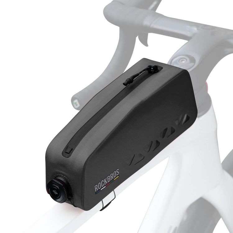 ROCKBROS Road to Sky waterproof top tube bike frame bag AS-142, hard shell front storage bag for road and mountain bikes