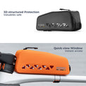 ROCKBROS Road to Sky waterproof top tube bike frame bag AS-142, hard shell front storage bag for road and mountain bikes