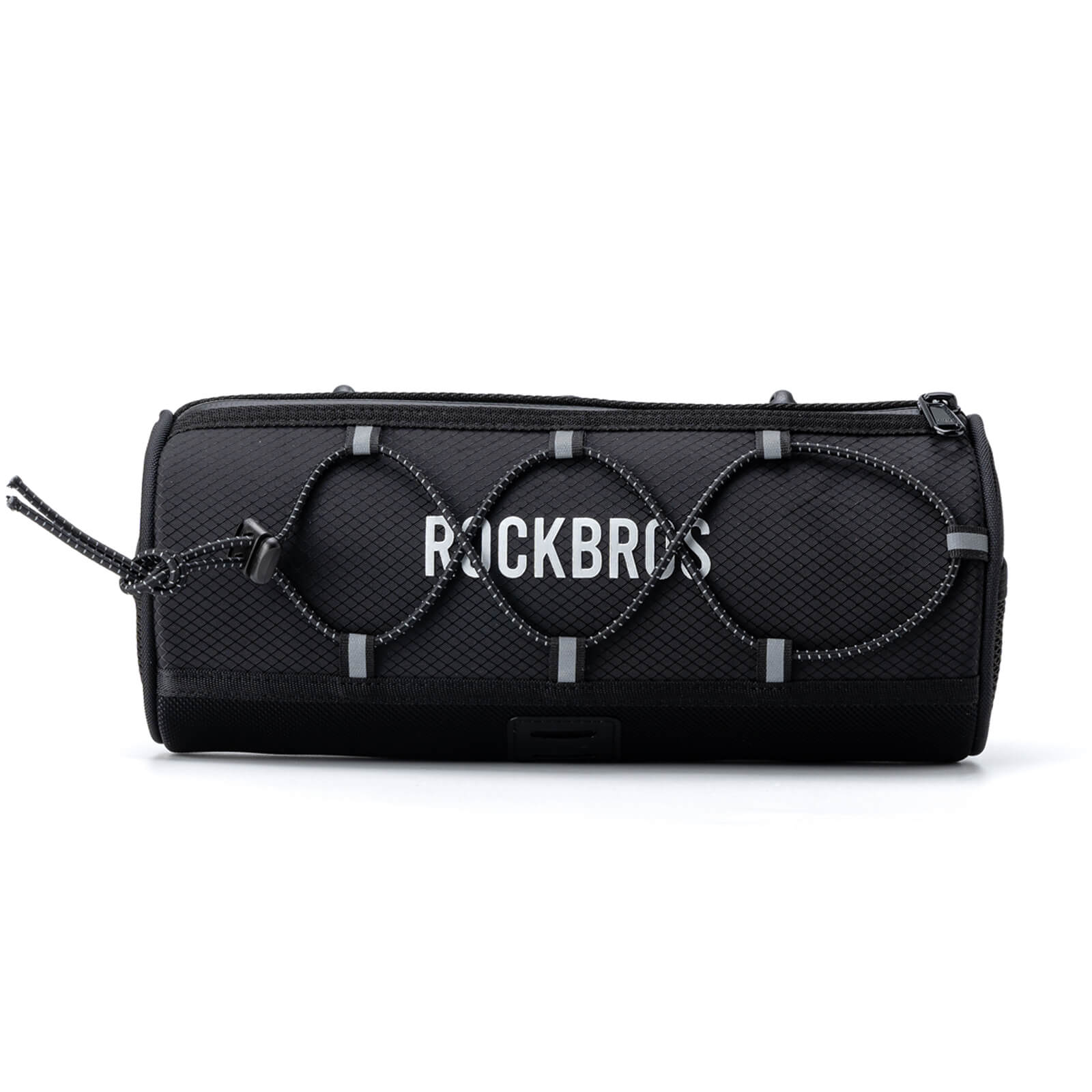 ROCKBROS 1.5L Deluxe Bike Handlebar Bag with One-Click Twist Lock System.
#color_black