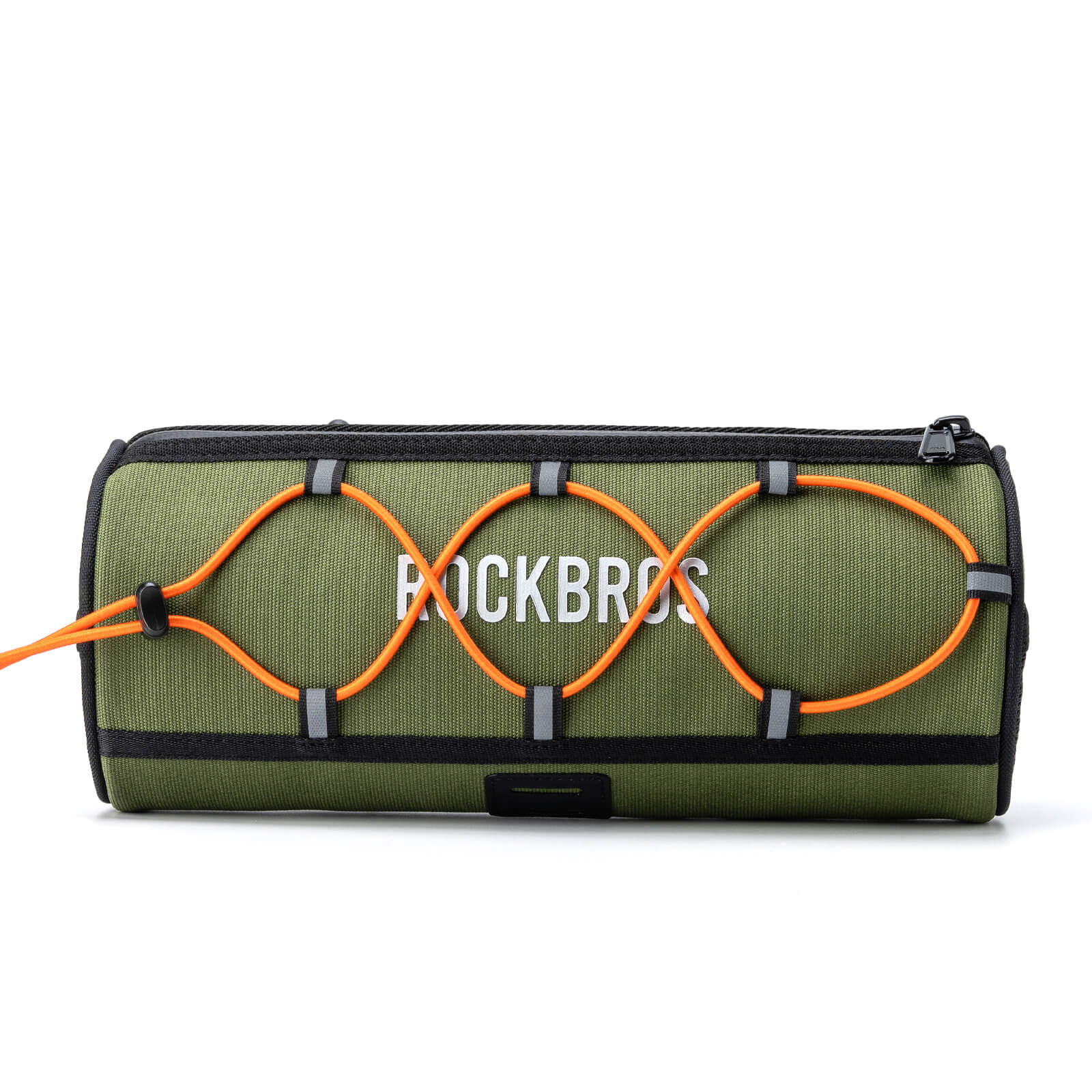 ROCKBROS 1.5L Deluxe Bike Handlebar Bag with One-Click Twist Lock System.
#color_green