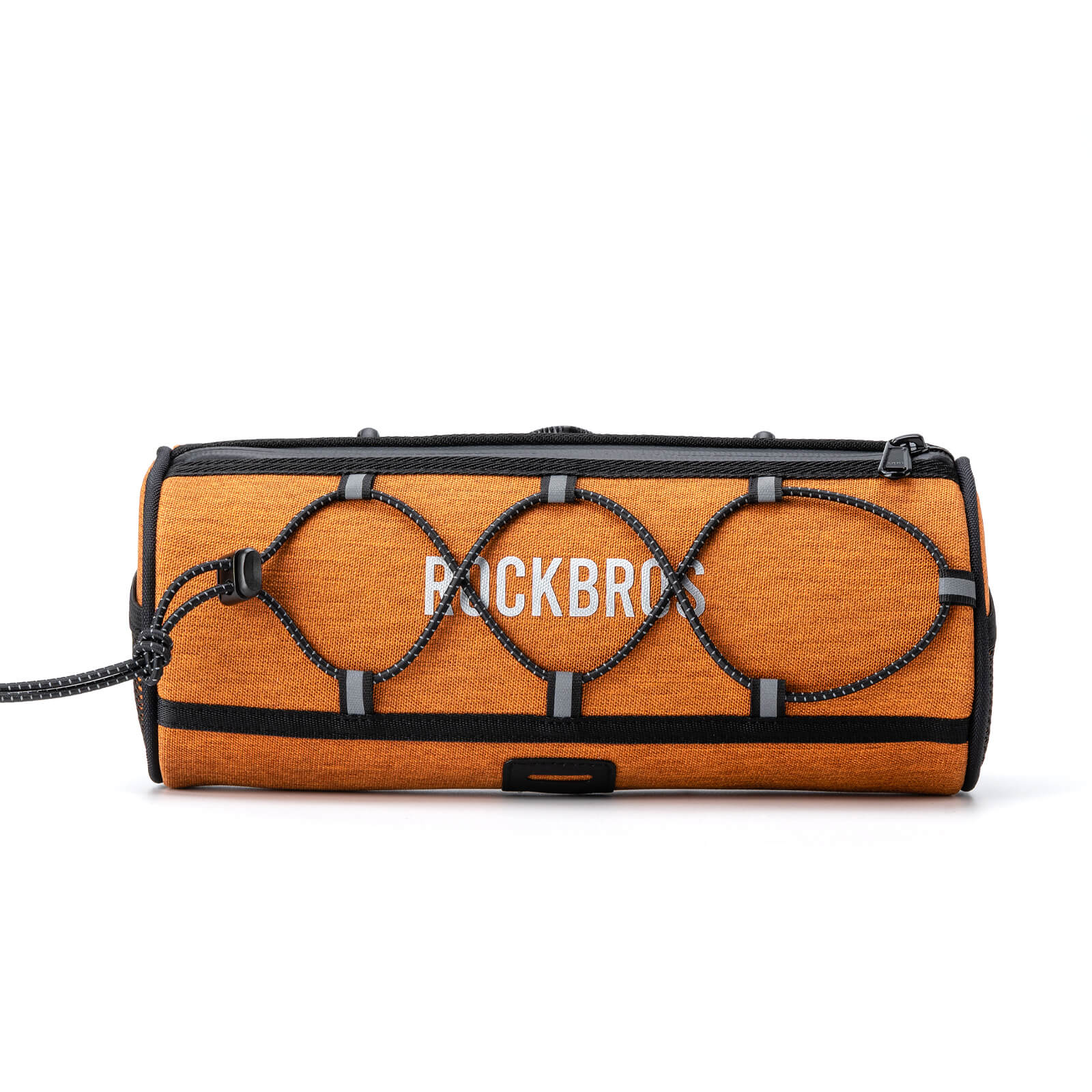 ROCKBROS 1.5L Deluxe Bike Handlebar Bag with One-Click Twist Lock System.
#color_orange