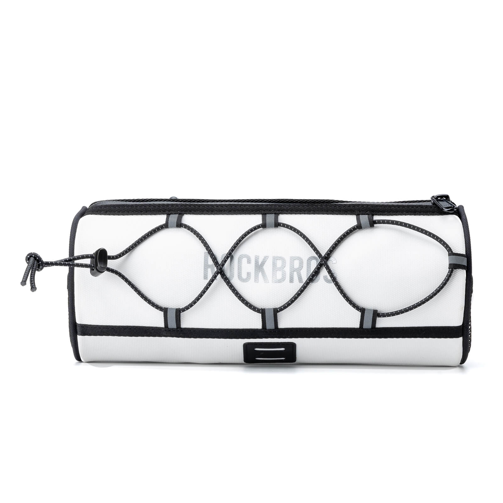 ROCKBROS 1.5L Deluxe Bike Handlebar Bag with One-Click Twist Lock System.
#color_white