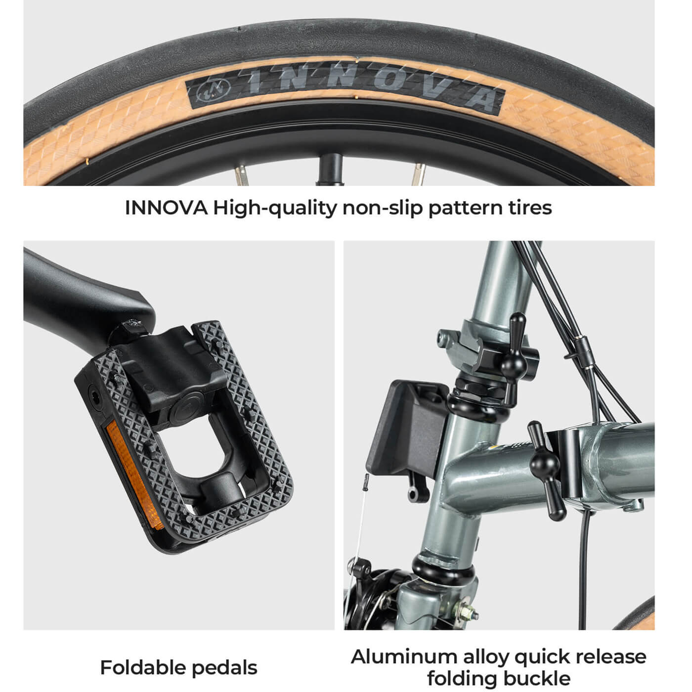 ROCKBROS 16 inch folding bicycle for urban commuting