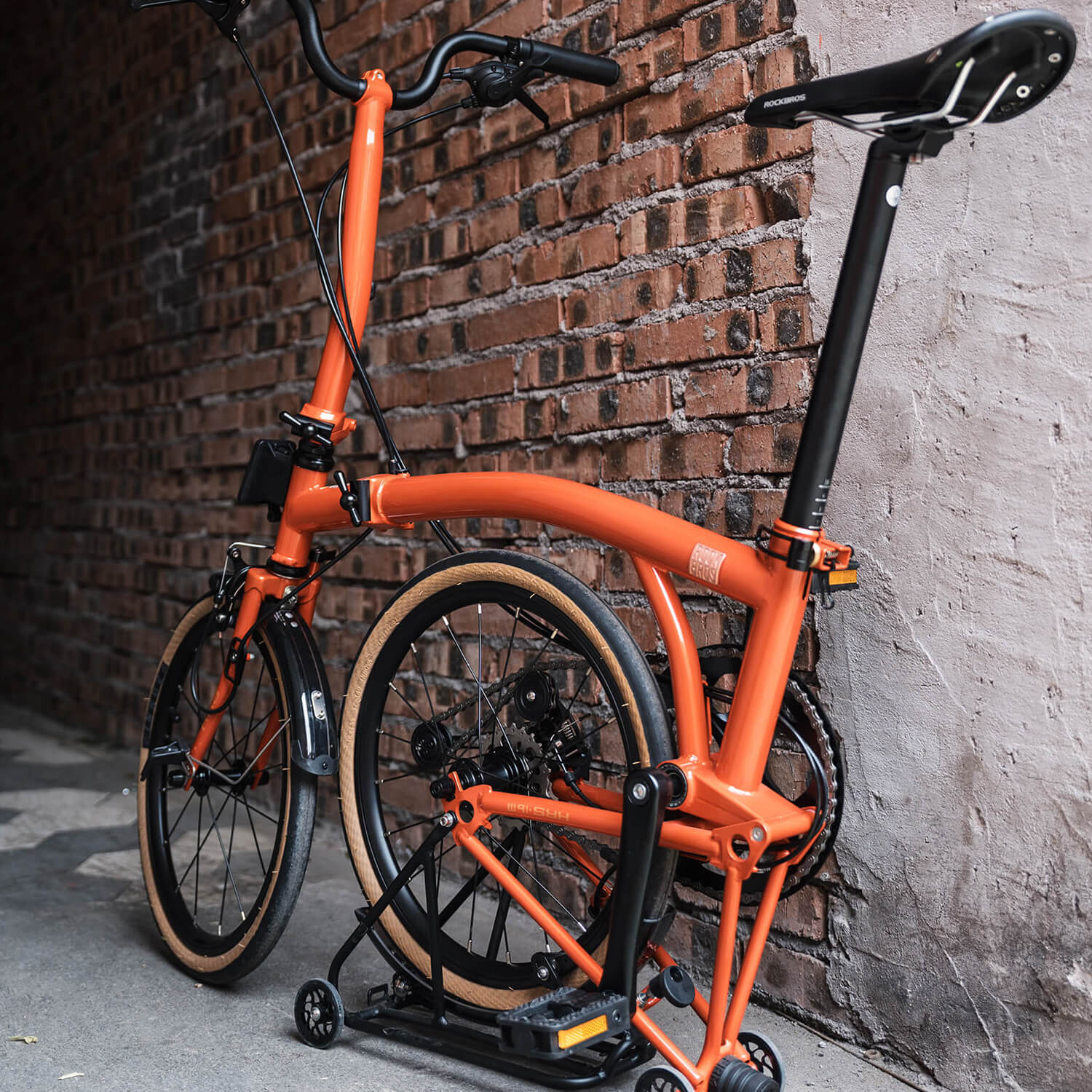 ROCKBROS 16 inch folding bicycle for urban commuting